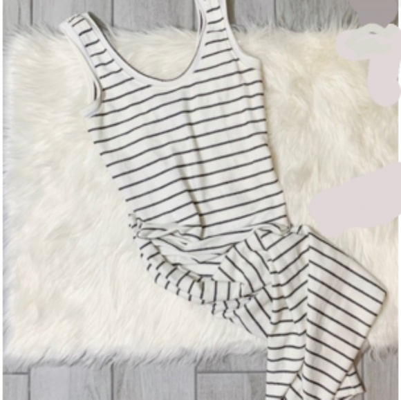 Anthropologie Dolan Striped Long Tank Dress Medium - Picture 6 of 7